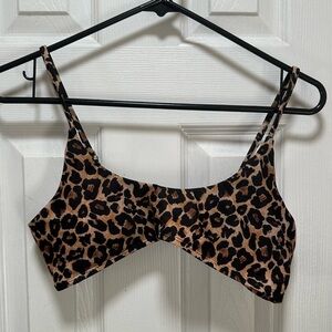 Cheetah Swimsuit Top
